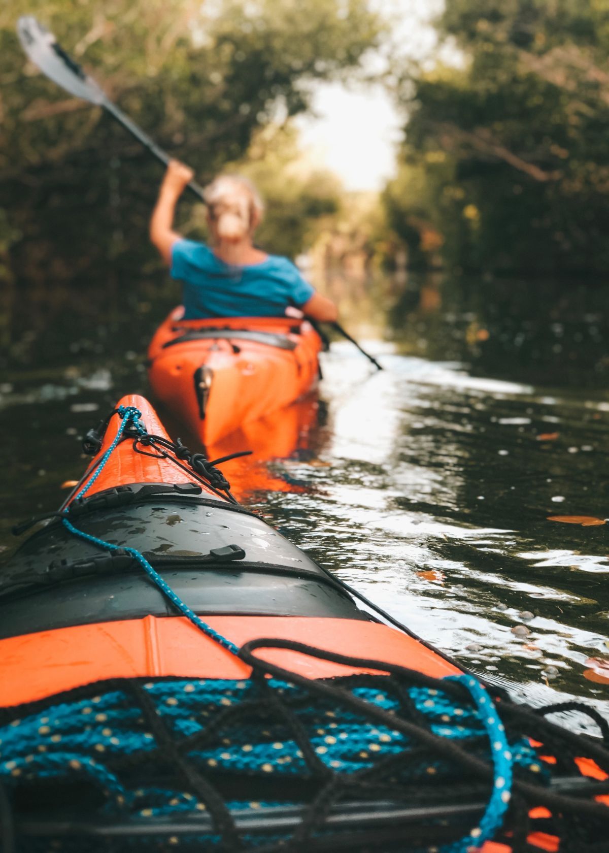 How to get in a kayak